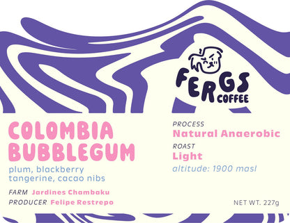 Colombia Bubblegum, Felipe Restrepo (Anaerobic Natural)